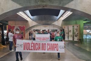 Camponeses e camponesas participam de apresentação da Campanha Contra Violência no Campo no 18º Congresso Eucarístico Nacional