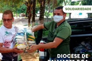 Diocese de Palmares doa cestas básicas a famílias vítimas de conflitos na Mata Sul de PE Diocese de Palmares doa cestas básicas a famílias vítimas de conflitos na Mata Sul de PE
